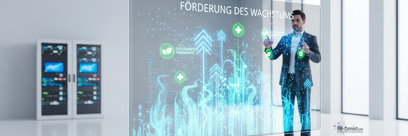 Förderung unterstützt Gesundheit Leistungsfähigkeit und Entwicklung im Arbeitsumfeld